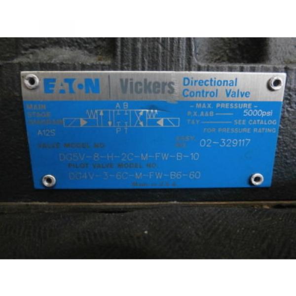 Eaton Suriname  Vickers DG5V-8-H-2C-M-FW-B-10, Hydraulic Directional Valve origin #3 image