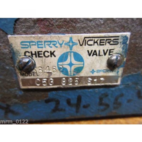 Vickers Gibraltar  C5G-825-S17 Hydraulic Check Valve #2 image
