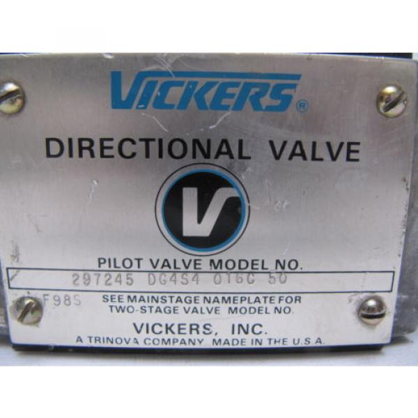 Vickers Argentina  Hydraulic Directional Valve DG4S4-016C-50 297245 #2 image
