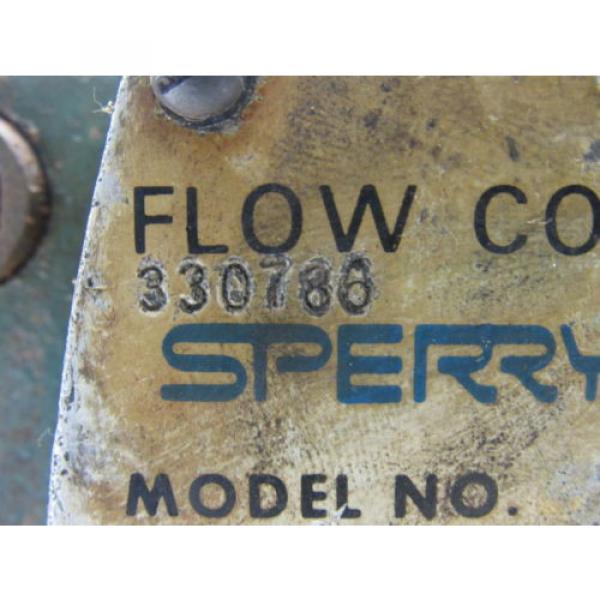 Sperry Botswana  Vickers FG 03 28 22 330786 Hydraulic Flow Control Valve No Key Used #7 image