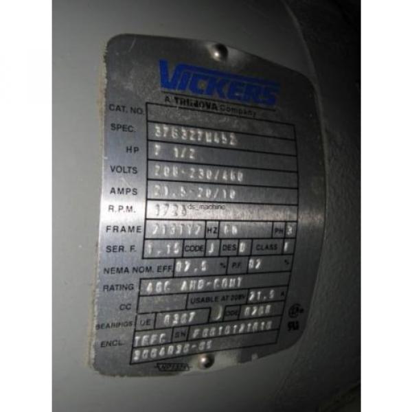 Vickers Gambia  Power Systems Hydraulic Pump 75HP 30 USGal Needs origin Seals #5 image