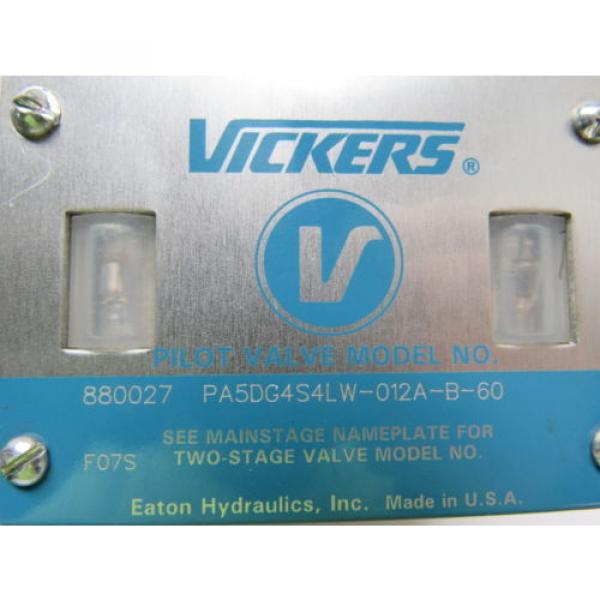 Vickers Barbados  880027  PA5DG4S4-LW-012A-B-60 Hydraulic Control Valve #9 image