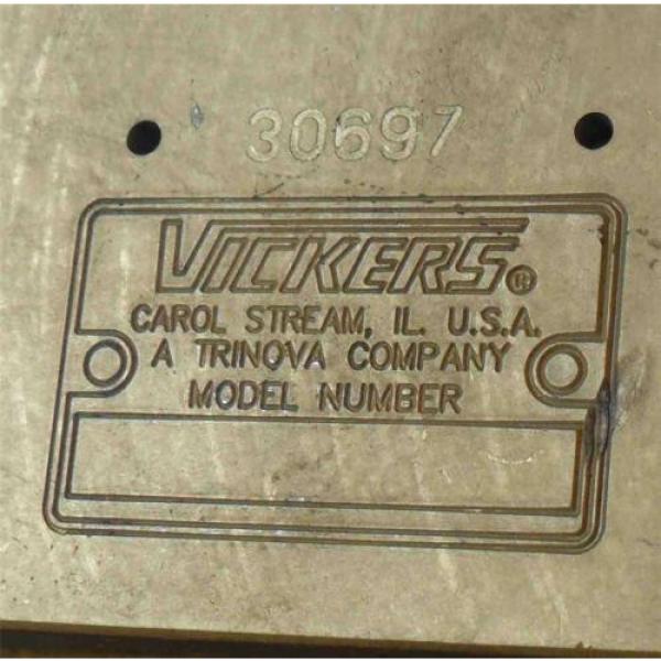 Vickers Oman  Hydraulic Base Cartridge Relief Valve  30697 #3 image