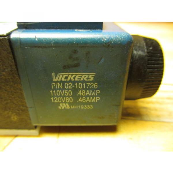 Vickers Liechtenstein  DG4V-3S-2A-M-U-H5-60 Hydraulic Valve 02-109030 02-101726 120V Coil #3 image