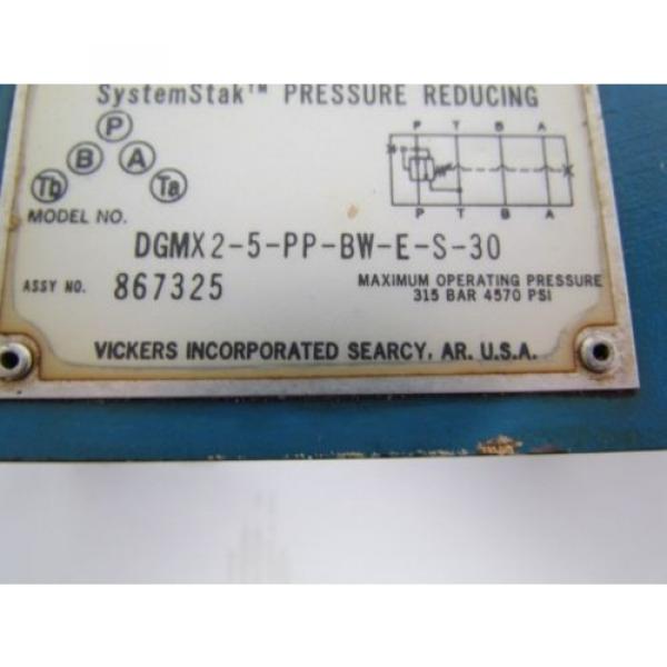 Vickers Belarus  DGMX2-5-PP-BW-E-S-30 SystemStak Reversible Hydraulic Reducing Valve #9 image