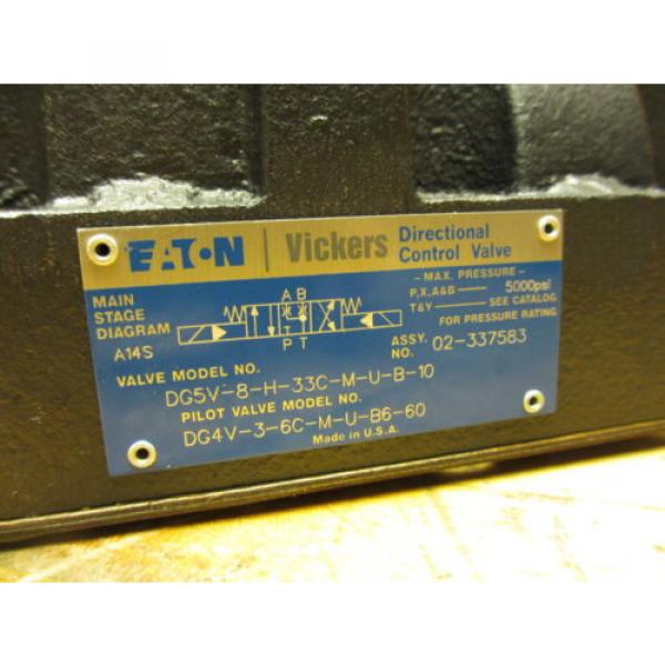 Eaton Russia  Vickers DG5V-8-H-33C-M-U-B-10 Hydraulic Directional Control Valve Origin 120V #2 image