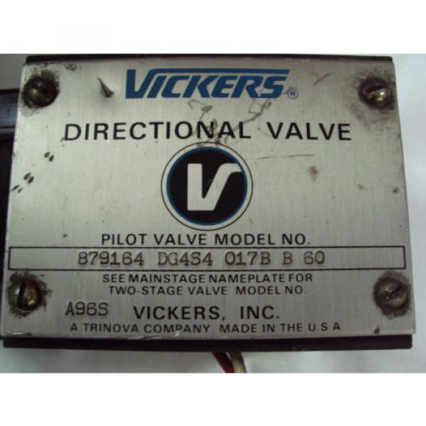 879164 Reunion  DG454 017B B 60 Vickers Hydraulic Directional Valve 879164DG454017BB60 #2 image