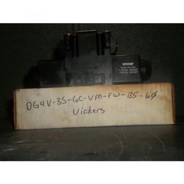 Vickers Azerbaijan  reversible hydraulic directional control valve DG4V-3S-6C-VM-FW-B5-60 #1 image
