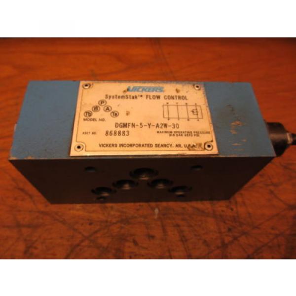 Vickers Brazil  DGMFN-5-Y-A2W-30 Hydraulic Flow Control Valve 868883 SystemStak #1 image