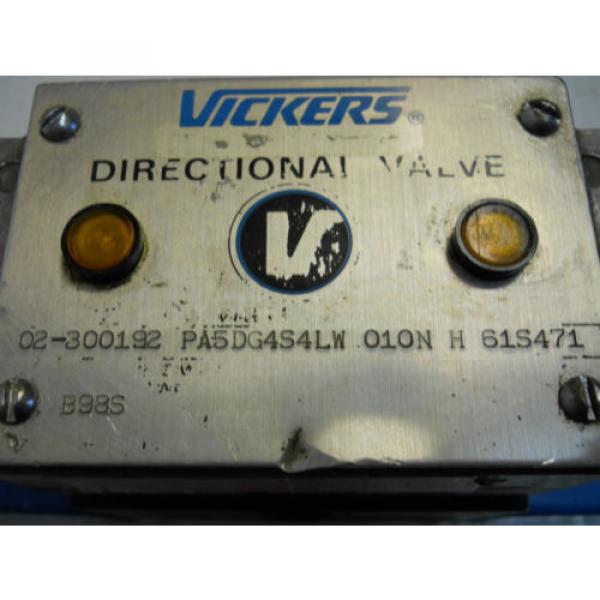 VICKERS Slovenia  PA5DG4S4LW 010N H 61S471 HYDRAULIC DIRECTIONAL SOLENOID VALVE 24V  USED #1 image