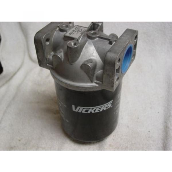Vickers Oman  FILTER HOUSING by-pass Valve ORFS-60F-3M 10  and filter 941190 Origin #1 image
