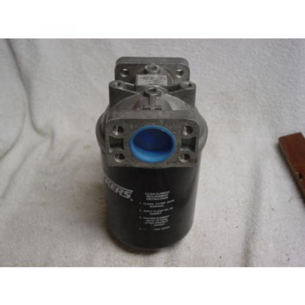 Vickers Oman  FILTER HOUSING by-pass Valve ORFS-60F-3M 10  and filter 941190 Origin #4 image