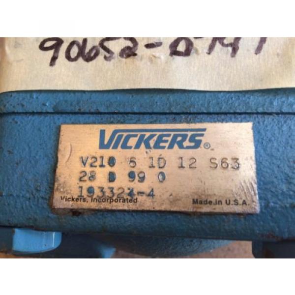Origin Honduras  VICKERS HYDRAULIC PUMP MOTOR V21061D12S63 #2 image