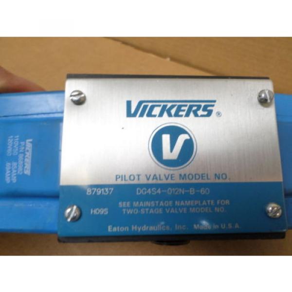 Vickers/Eaton Bahamas  Hydraulics 879137 DG4S4-012N-B-60 Directional Control Valve #6 image