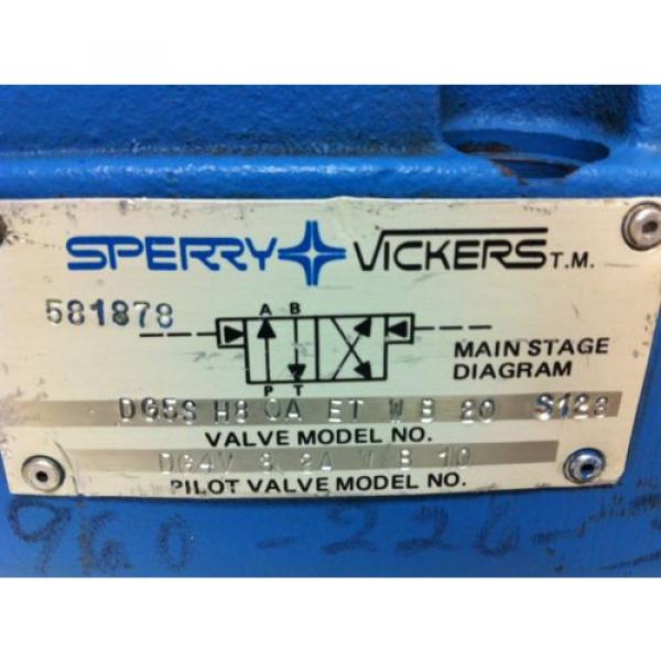 Origin Netheriands  OLD STOCK NOS SPERRY VICKERS HYDRAULIC PILOT VALVE DG5S-H8-OA-ET-WB-20 S123 #2 image