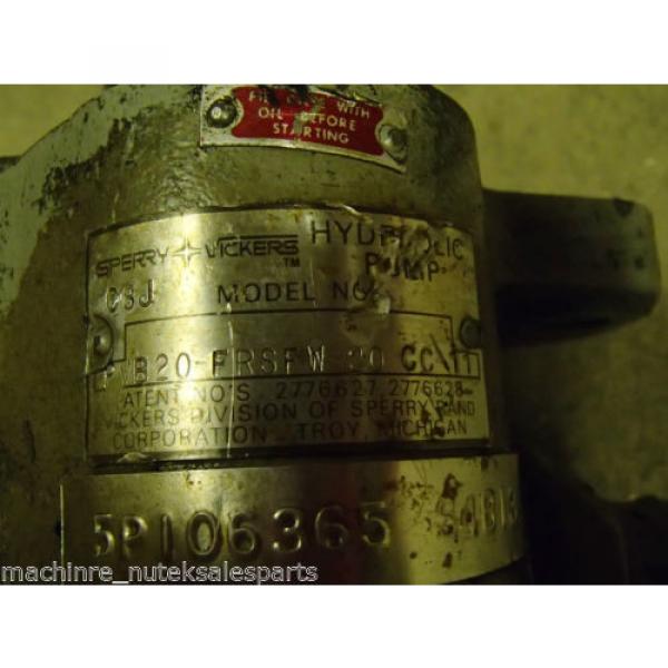 Vickers Cuinea  Hydraulic Pump PVB20-FRSFW-20-CC-11 _ PVB20FRSFW20CC11 #5 image
