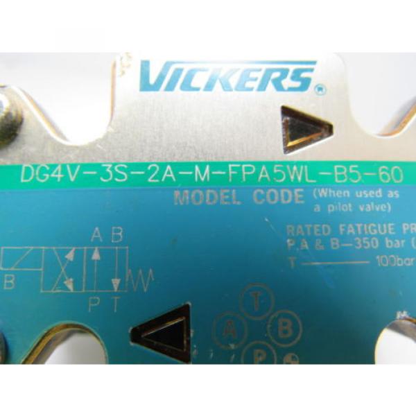 Vickers Barbados  Valve DG5S-8-2A-T-M-FPA5WL-B5-30 Pilot Valve DG4V-3S-2A-m-FPA5WL-B5-60 #7 image