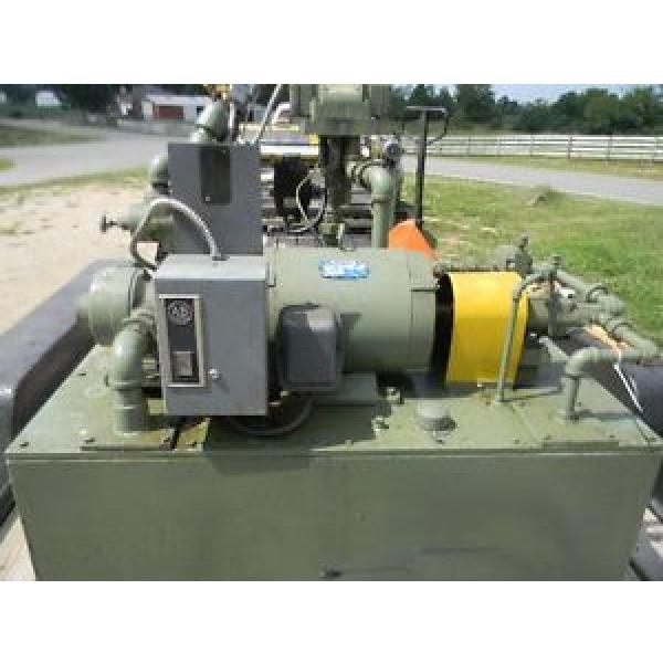 75 Honduras  hp dual acting hydraulic pump package 3000 psi Vickers pumps all control #1 image