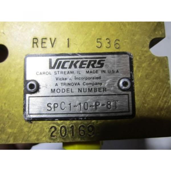 Vickers Slovenia  Reversible Hydraulic Check Valve Cartridge SPC1-10-P-8T #4 image