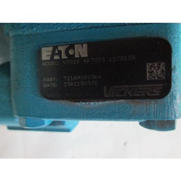 Origin Uruguay  Eaton Vickers V2010 Hydraulic Vane Pump OEM Part 7/2 NOS Ag Chipper Parts #4 image