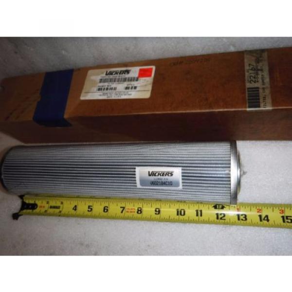 Vickers Netheriands  22167 Hydraulic Filter Element V6021B4C10 10 MICRON, 13#034; #1 image