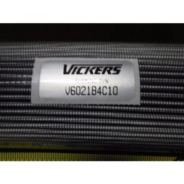 Vickers Netheriands  22167 Hydraulic Filter Element V6021B4C10 10 MICRON, 13#034; #3 image
