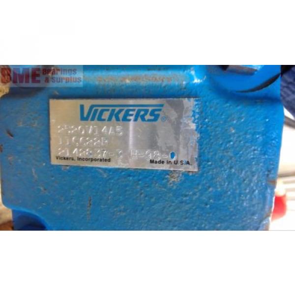 VICKERS Reunion  2520V14AF DOUBLE HYDRAULIC VANE PUMP, 11CC22R, 2142837-3-H-98-0 #5 image