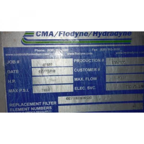 CMA Andorra  3hp Hydraulic Pump vickers power unit valve  2000 psi pressure 18 gpm flow #3 image