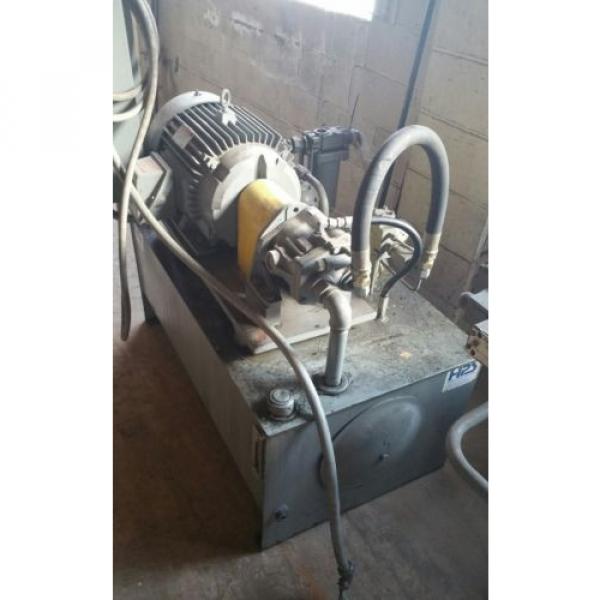 Vickers Niger  Hydraulic Power Unit 15 hp 80 gallon 3 phase #1 image