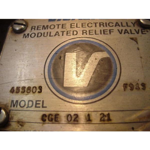 origin Fiji  GENUINE Eaton Vickers hydraulic Modulated Relief Valve CGE-02-1-21 #3 image