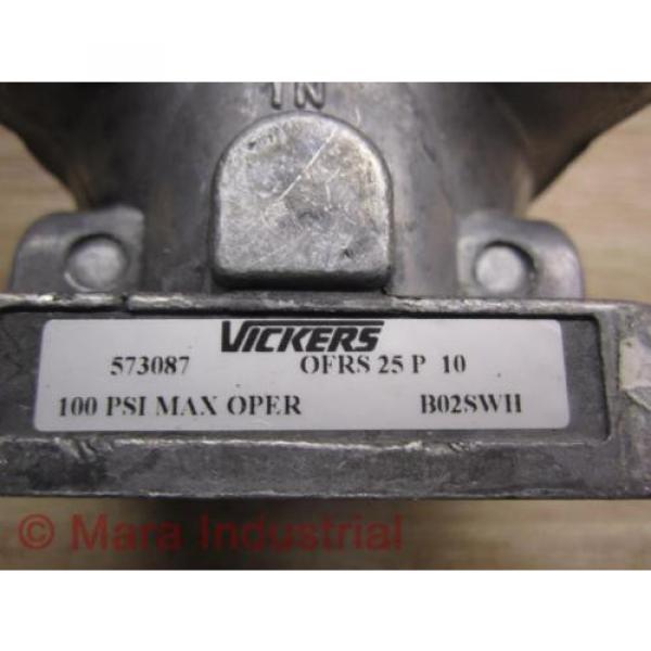 Vickers Rep.  573087 Hydraulic Filter Mount Pack of 3 - Used #3 image