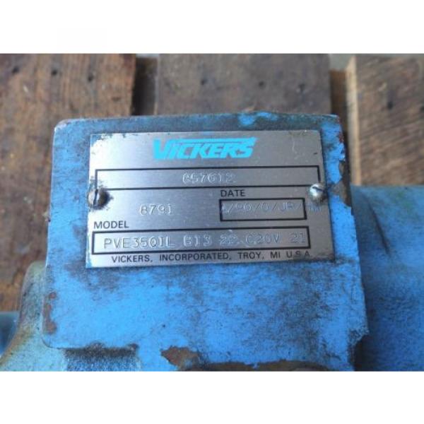 Vickers Suriname  Hydraulic Pump PVE35QIL-B13-22-C20V-21 Make Offer #3 image