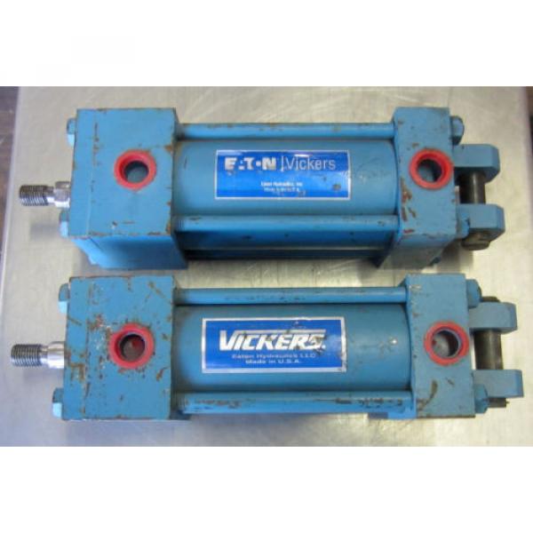 Vickers Egypt  Eaton Hydraulic Cylinder TL10DACC1AA03000 250PSI Used Listing is for One #1 image