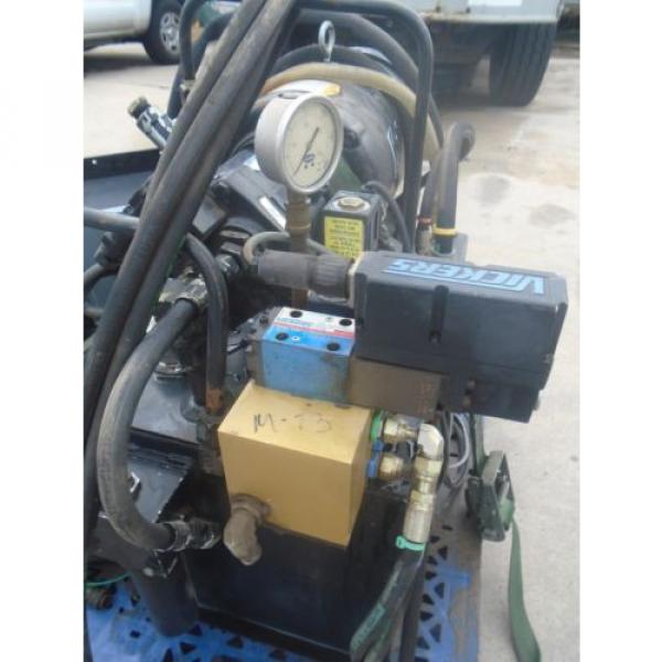 Berendsen Laos  Hydraulic Power Unit Model SYS3798R4 with Baldor Engine amp; Vickers Pump #11 image