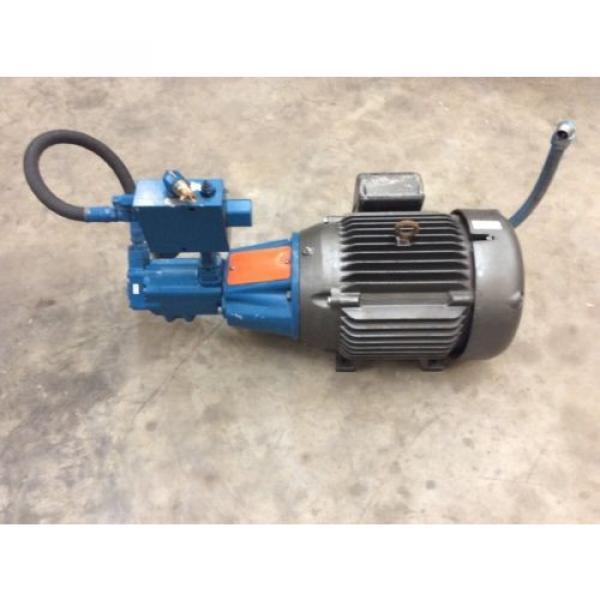 Vickers Rep.  Hydraulic Pump 2520V21A11 F60 1AA20 282 With Baldor 25 HP Motor 230/460V #4 image