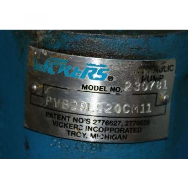 Vickers, Guyana  PVB29LS20CM11, 230781, PVB29 LS 20 CM 11 Eaton 378805 Hydraulic Pump #4 image