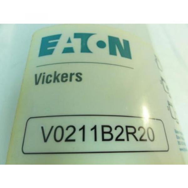 169188 Bahamas  Old-Stock, Eaton V0211B2R20 Vickers Hydraulic Filter, 20 Micron, 60 GPM #2 image