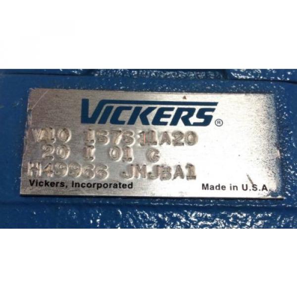 VICKERS Denmark  HYDRAULIC PUMP V10 1S7S 11A20 100628 #2 image