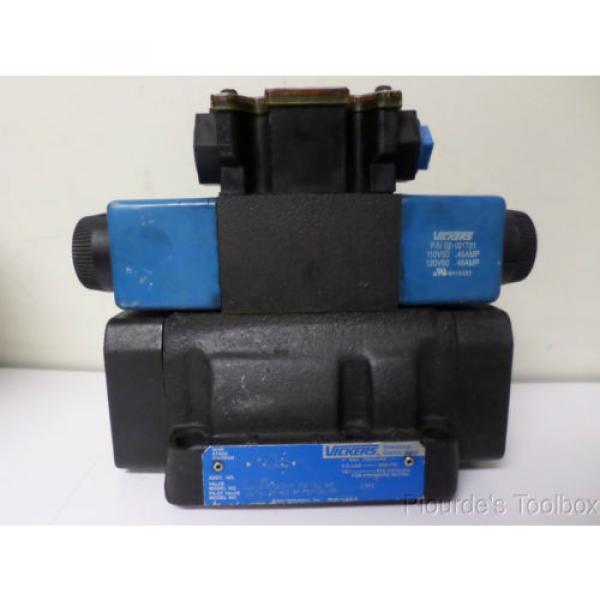 Used Ethiopia  Vickers Solenoid Actuated Hydraulic Directional Control Valve, 110-120V #1 image