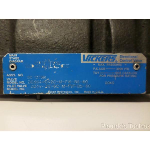 Used Ethiopia  Vickers Solenoid Actuated Hydraulic Directional Control Valve, 110-120V #2 image