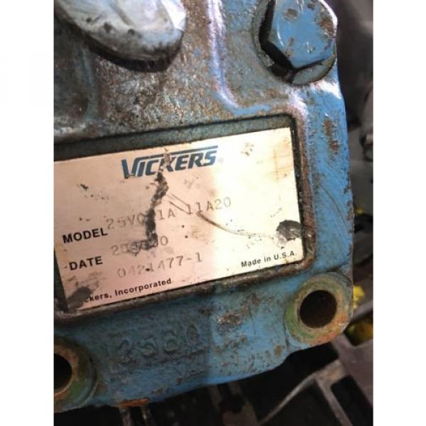 Origin Netheriands  VICKERS 25VQ11A-11A20 HYDRAULIC PUMP, FAST SHIPPING HP PT #2 image