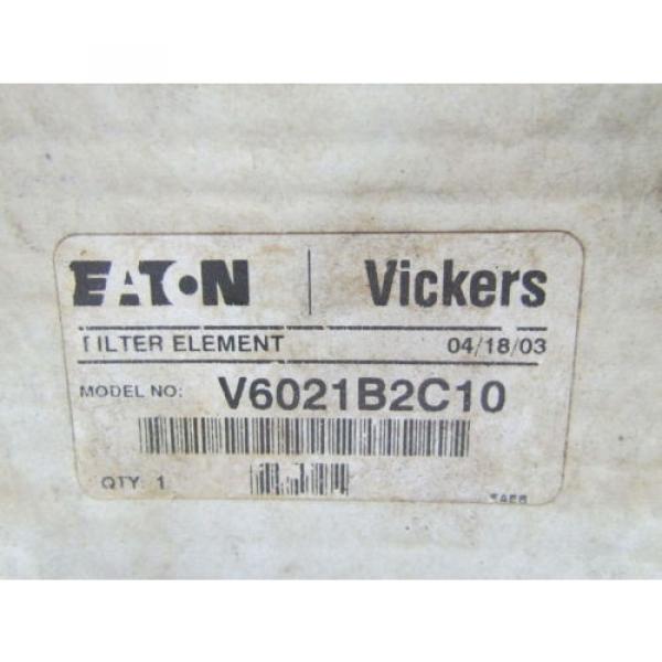 Eaton Vietnam  Vickers V6021B2C10 Hydraulic Filter Element NIB #11 image