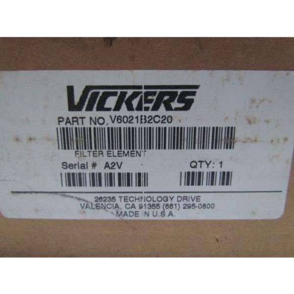 Vickers United States of America  V6021B2C20 Hydraulic Filter Element #10 image