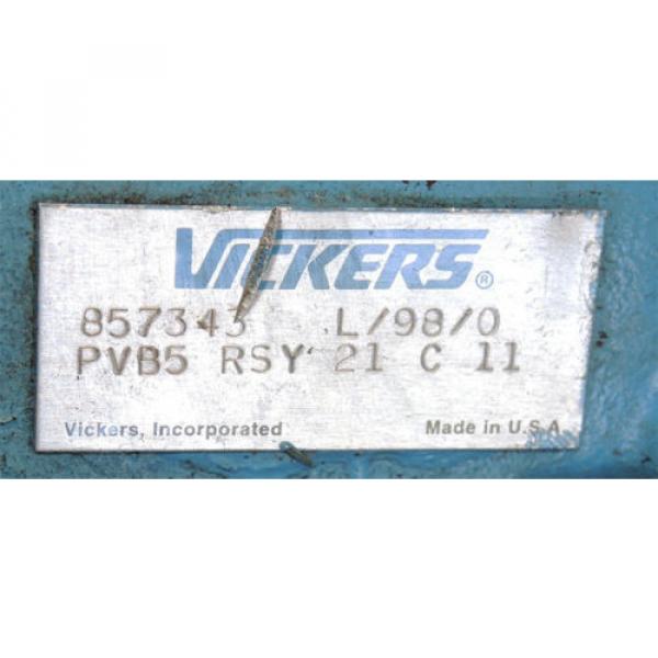 Vickers Slovenia  Hydraulic Pump PVB5 RSY 21 C 11 - 857343 #2 image