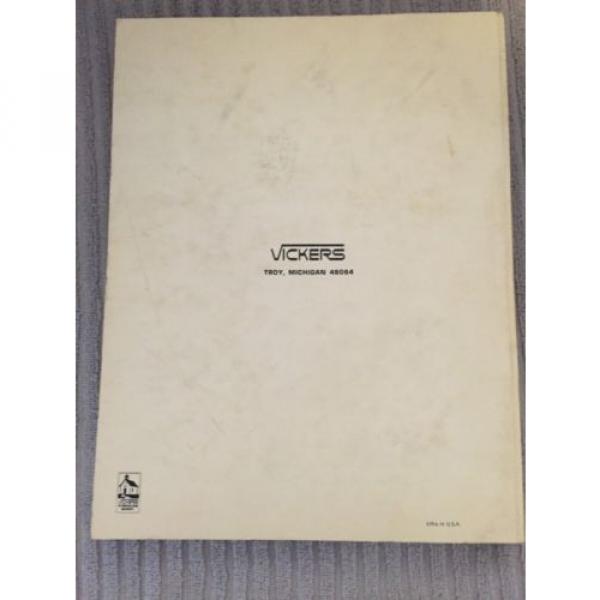 Industrial Rep.  Hydraulics Manual Sperry Rand Vickers 935100-A 1970 First Edition #7 image