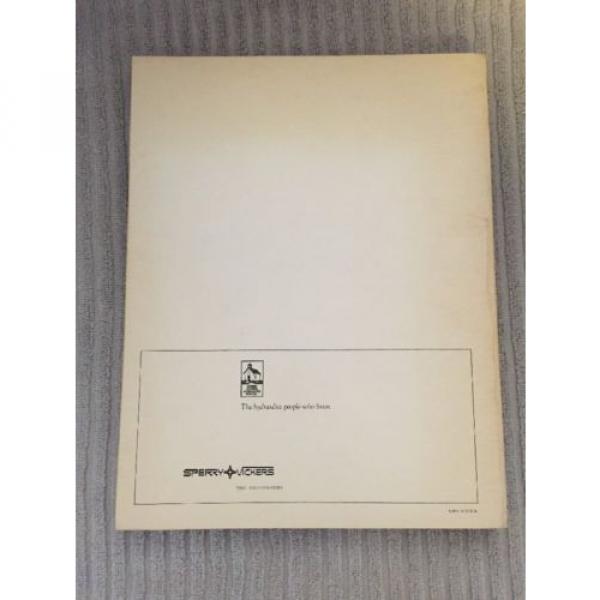 Industrial Rep.  Hydraulics Manual Sperry Rand Vickers 935100-A 1970 First Edition #10 image
