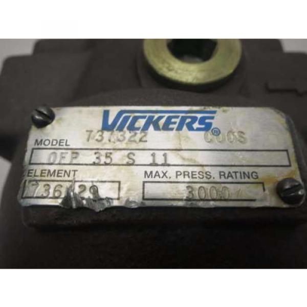 Origin Mauritius  VICKERS OFP 35 S 11 737322 HYDRAULIC FILTER D518014 #7 image