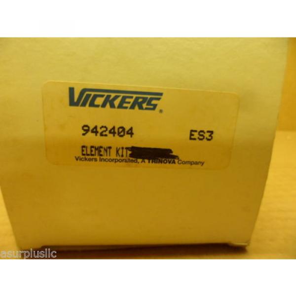 VICKERS Reunion  942404 HYDRAULIC OIL FILTER ELEMENT KIT 3 MICRON 404208  NOS #6 image