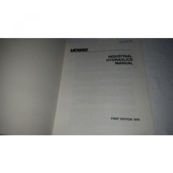 Vickers Burma   Industrial Hydraulics Manual  1984 SC #2 image