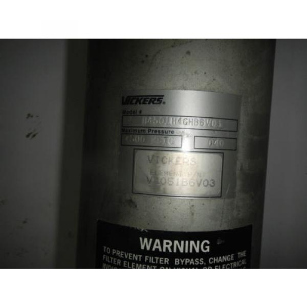 Vickers Botswana  H4501H4GHB6V03 Hydraulic Filter Pressure Line #2 image